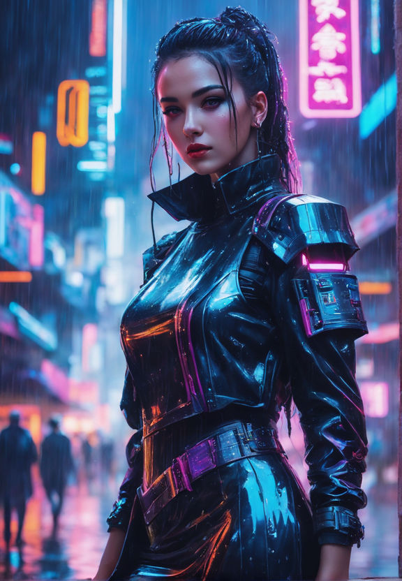 Cyberpunk girl - Playground