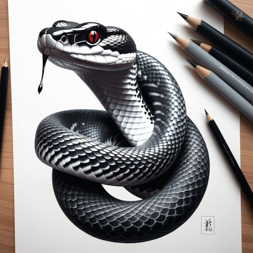 Grey Snake - ArtWear Tattoo