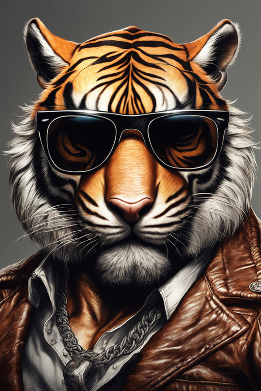 Glasses Tiger Wearing Stock Illustrations – 220 Glasses Tiger