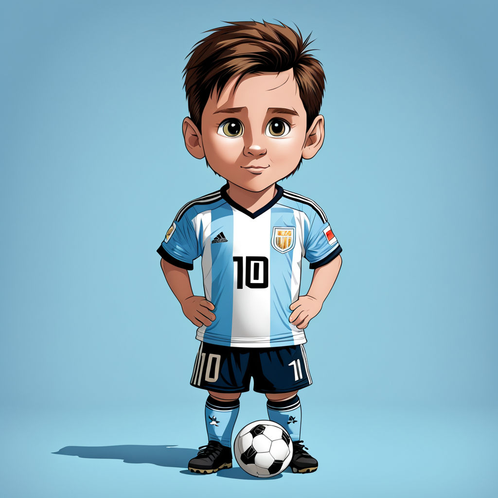 How to Draw a Cartoon - Lionel Messi #10 - Barcelona (Tutorial Step by  Step) - YouTube