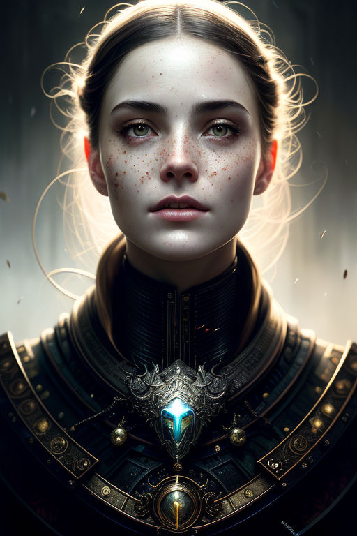 portrait of a bandit woman, drawn by ruan jia, fantasy