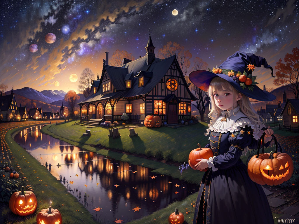 Anime Witch in Halloween - anime halloween pfp unison - Image Chest - Free  Image Hosting And Sharing Made Easy