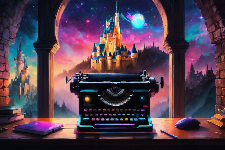 Fairytale Magic Castle Vector Artwork - Disney - Sticker