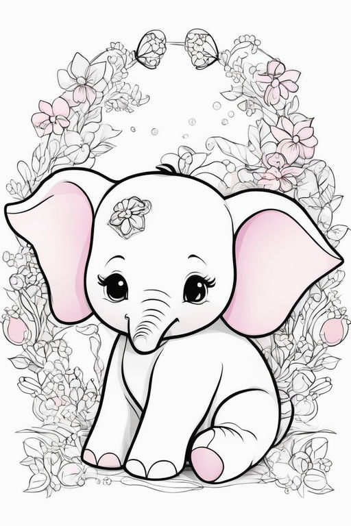 Happy Baby Elephant With butterfly pencildrawing scenery@TaposhiartsAcademy  - YouTube