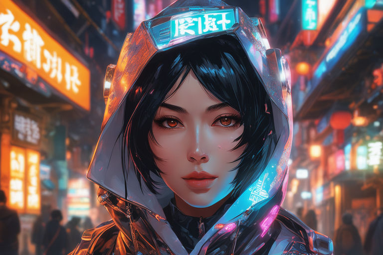 Cyberpunk Girl Wallpaper Engine 