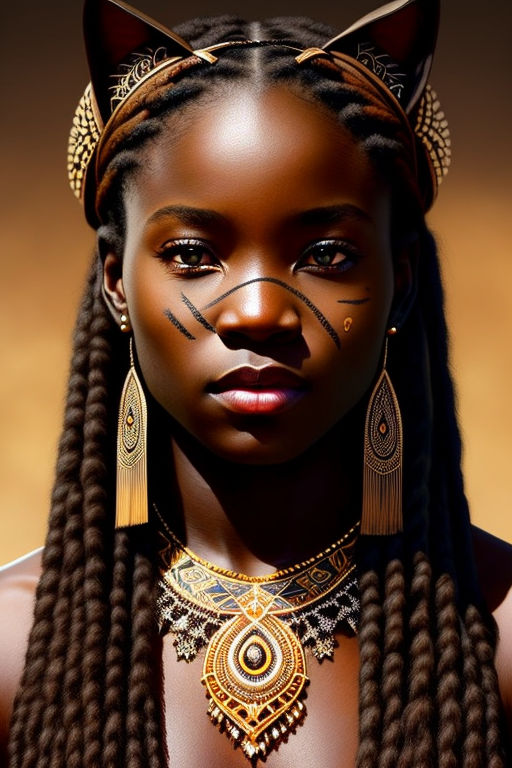 beautiful african tribal women