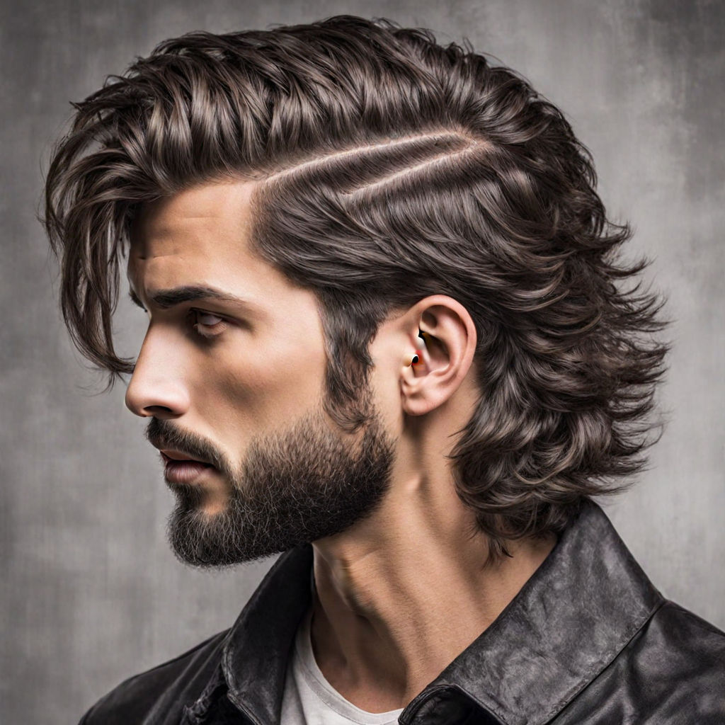 Men's Brushed Back Hairstyles, A Gallery
