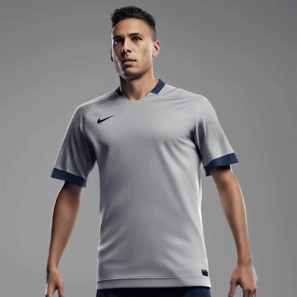 Nike apparel sketch, Jersey Mockup Football, Blank Soccer Jersey Template,  angle, white, sport png