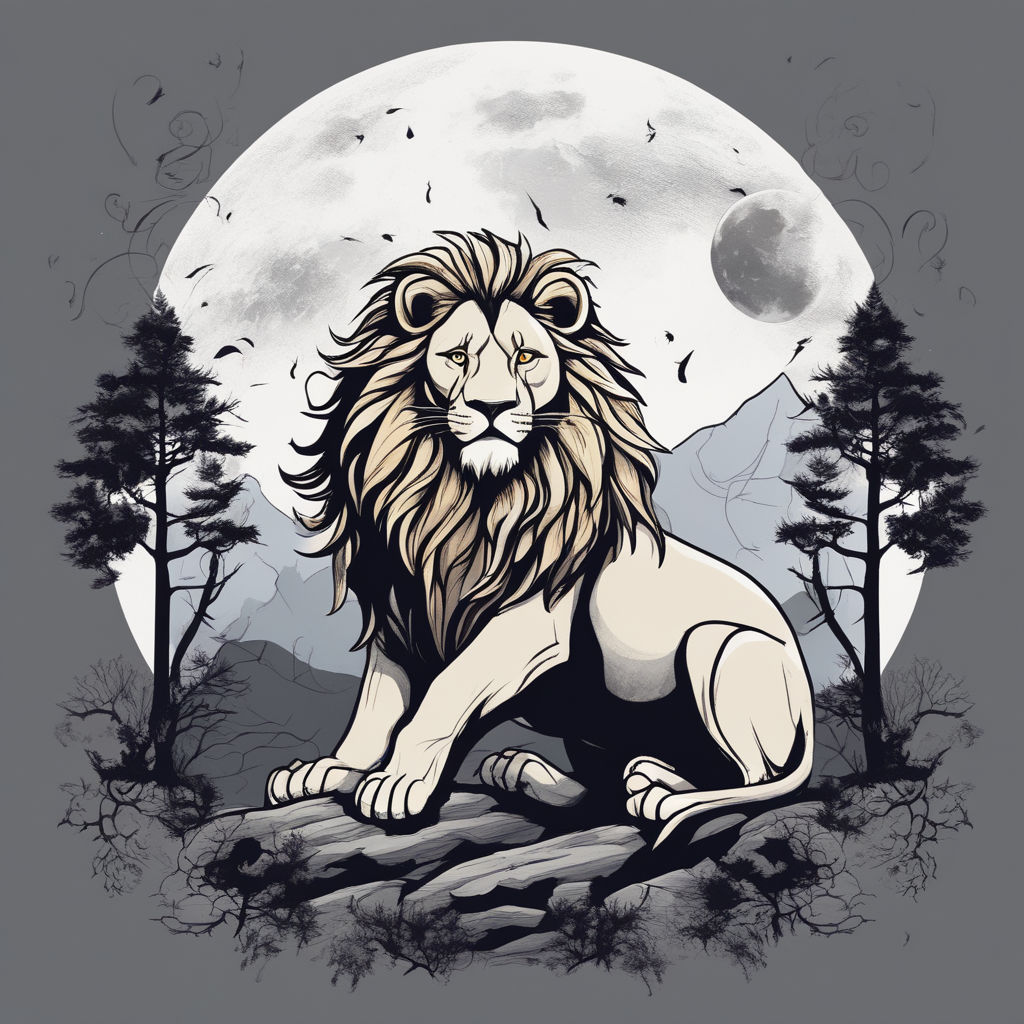 Tribal Lion Head Logo. Tattoo Design. Animal Stencil Vector Illustration  19015756 Vector Art at Vecteezy