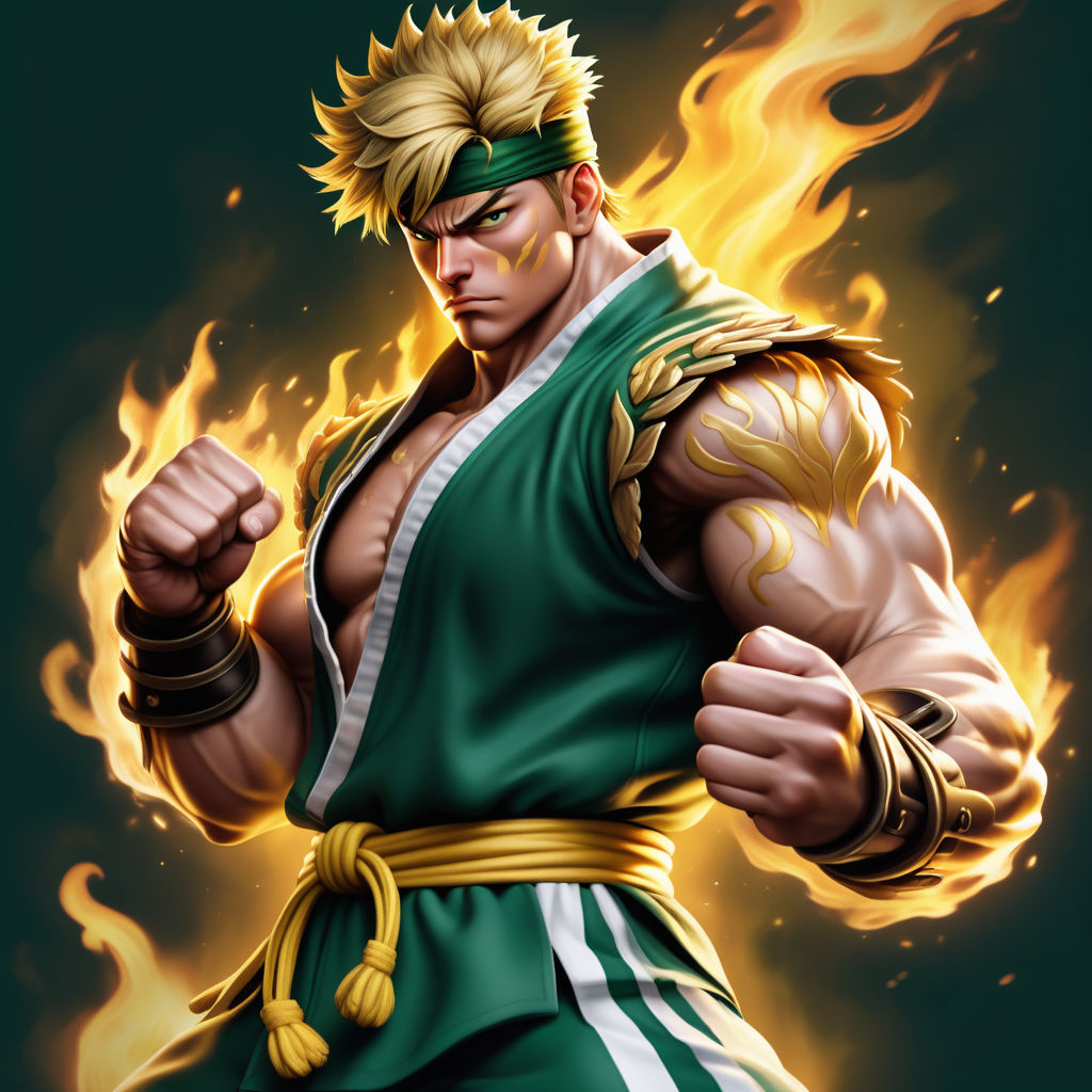 Guile green neon lights, warriors, Street Fighter, protagonist, Guile  Street Fighter, HD wallpaper