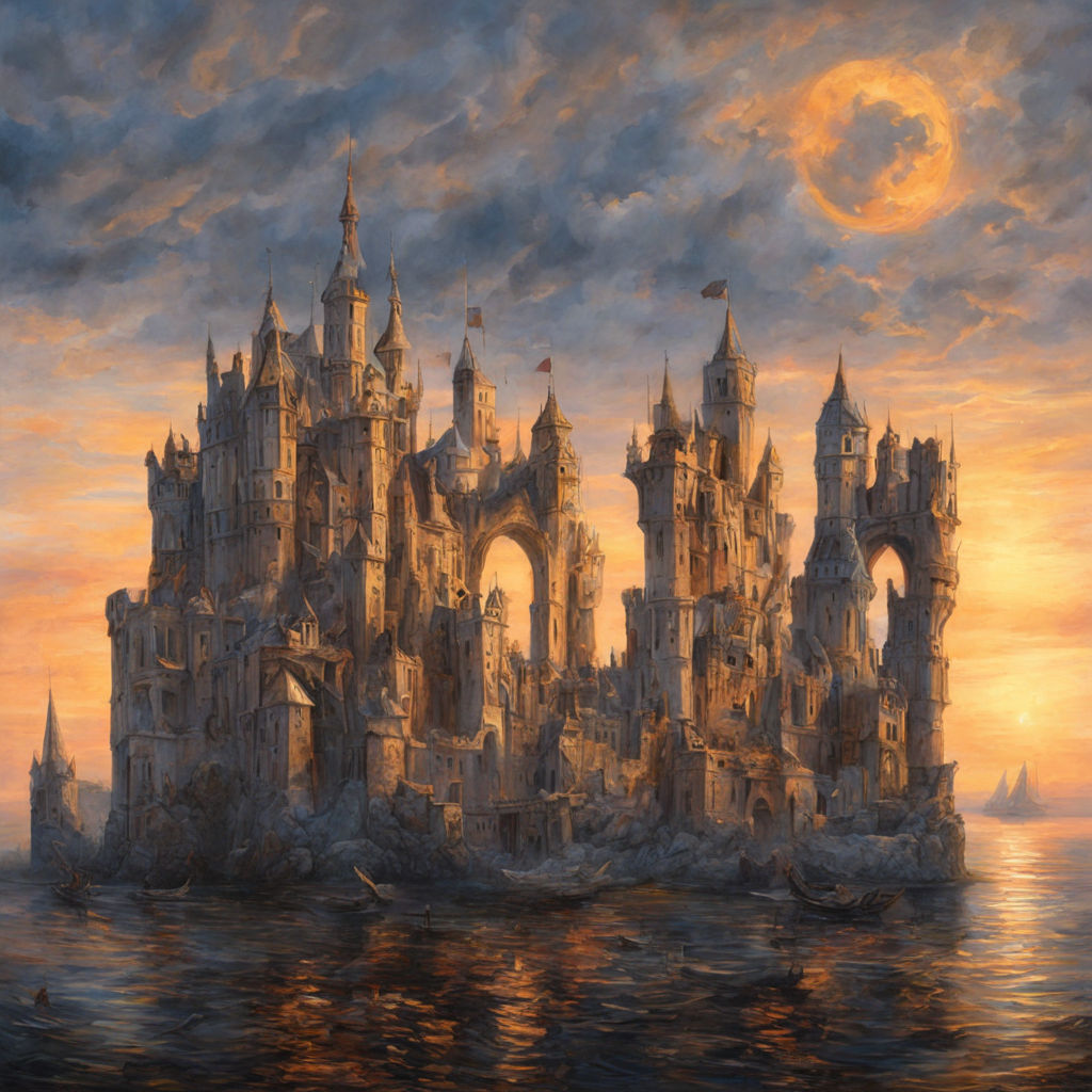 fantasy castles in the sky