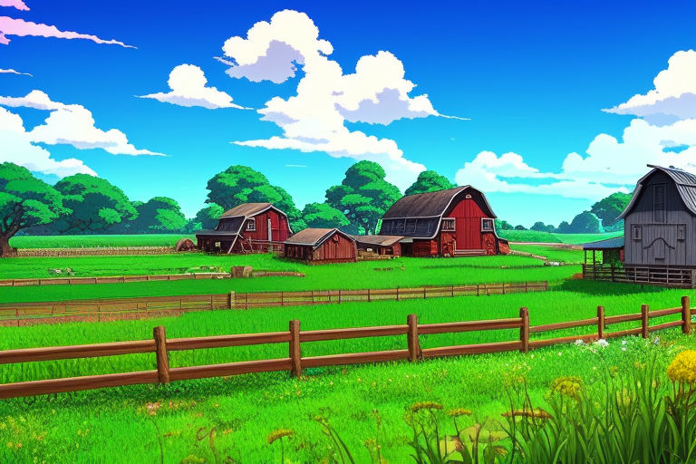 Anime Grassland Background Ghibli Style Stock Illustration 2203932037 |  Shutterstock