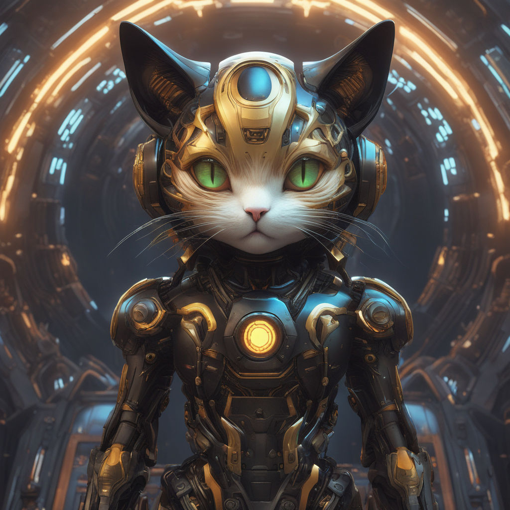 Cat Robot Stock Illustration - Download Image Now - Manga Style, Robot,  Domestic Cat - iStock