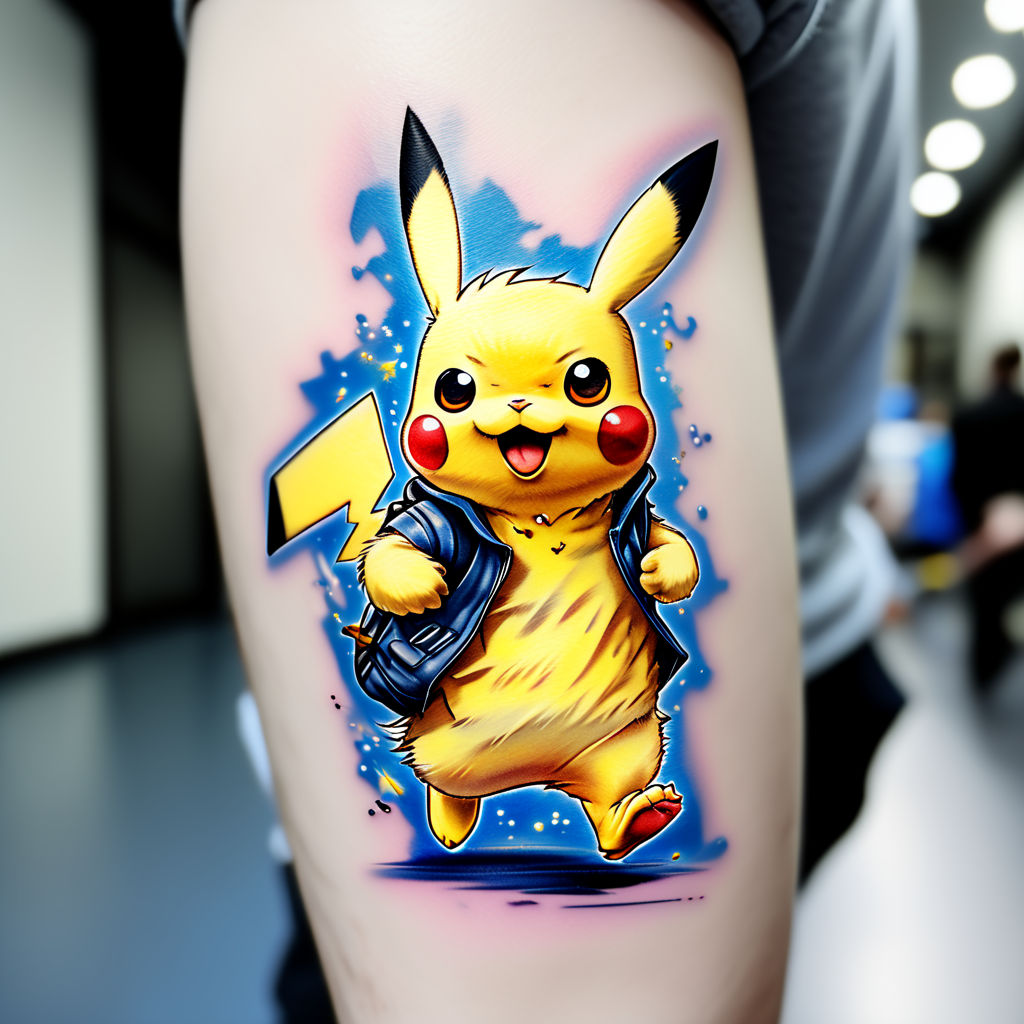 OC pikachu tattoo : r/Pokemonart