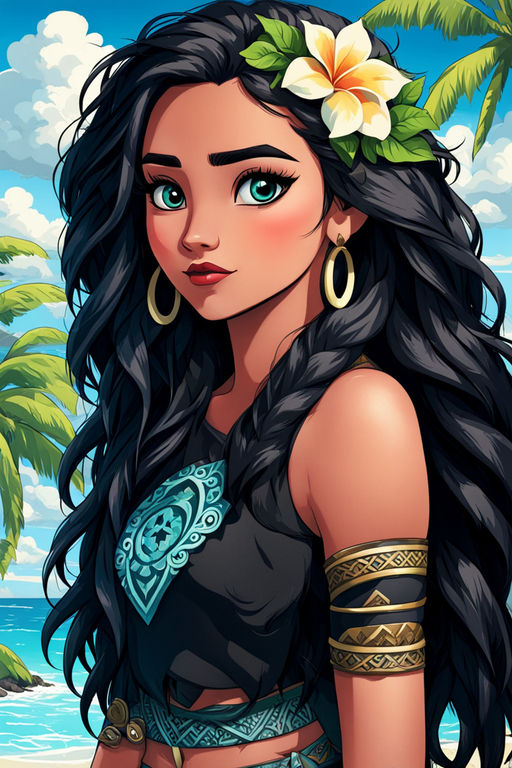 Moana - Anime Version by MidnightRoses888 on DeviantArt