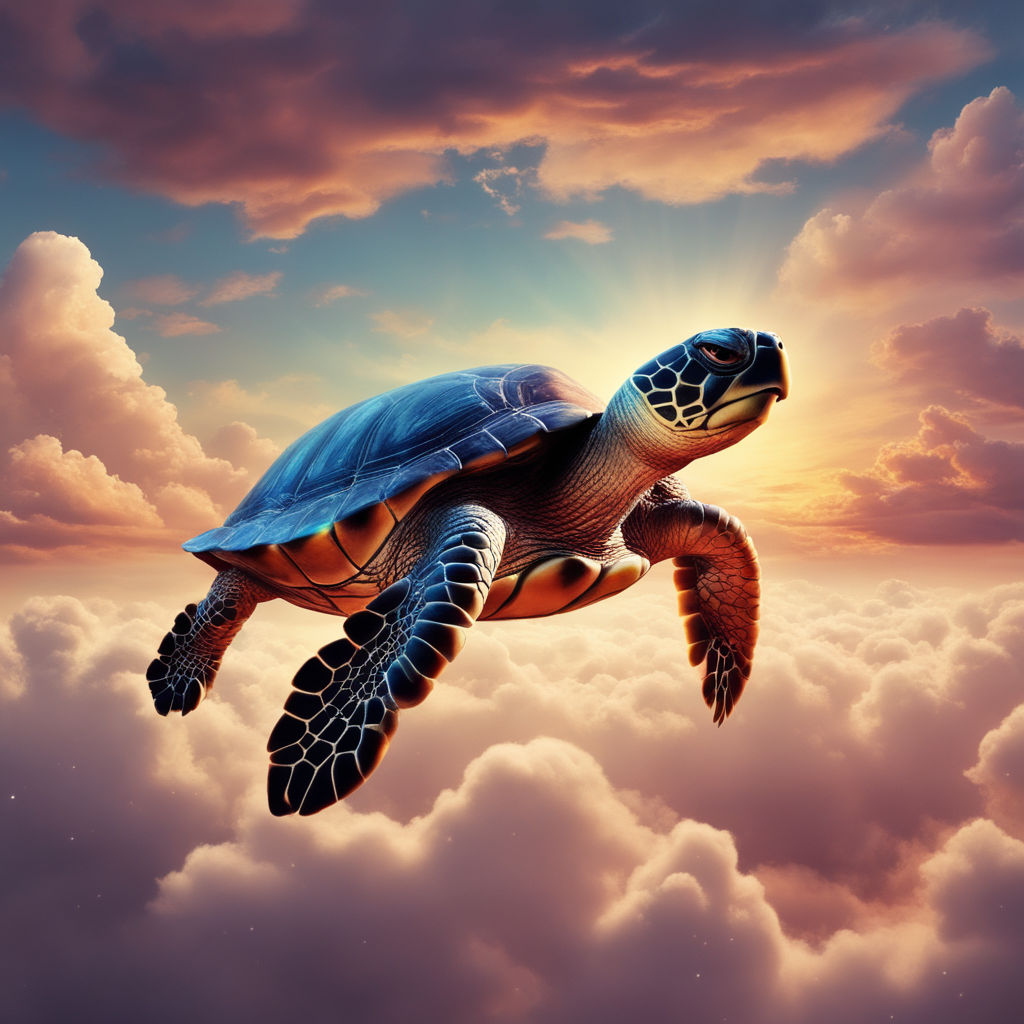 flying turtle wallpaper