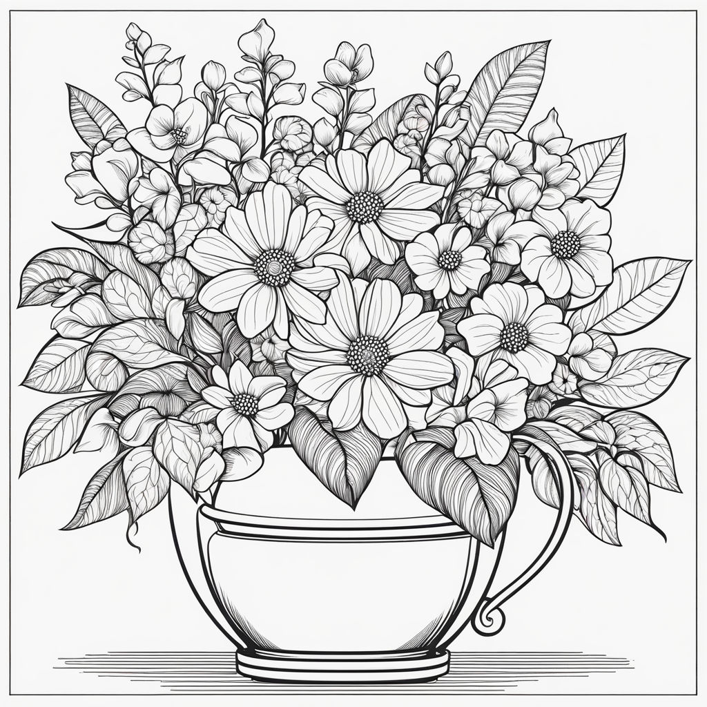 Beauty Of Creativity: Drawing a beautiful flower vase with flower by  @enamul17. 10% to @beautycreativity. — Steemit