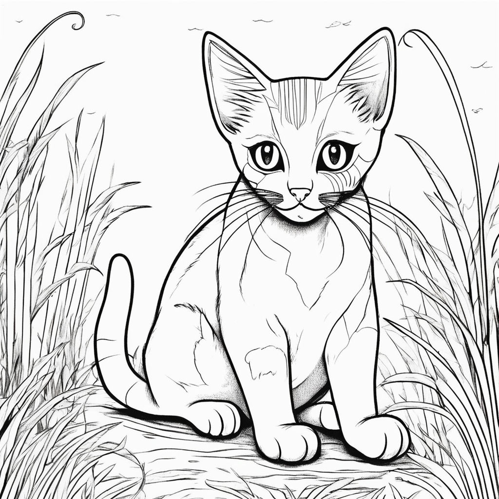 Coloriage chat - Gatos - Just Color Crianças : Páginas para colorir para  crianças