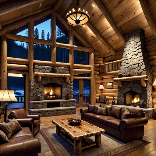 Stream Log Cabin Living