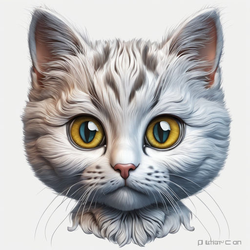 realistic cat face drawings