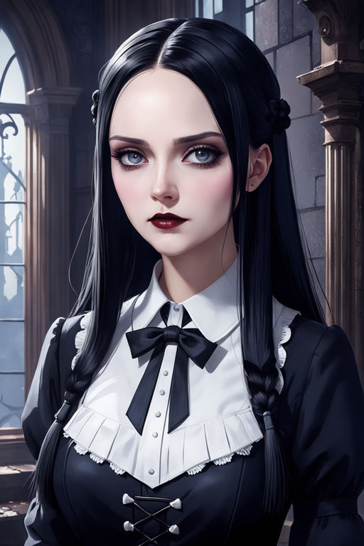 Wednesday Addams Anime Music Art, HD wallpaper | Peakpx