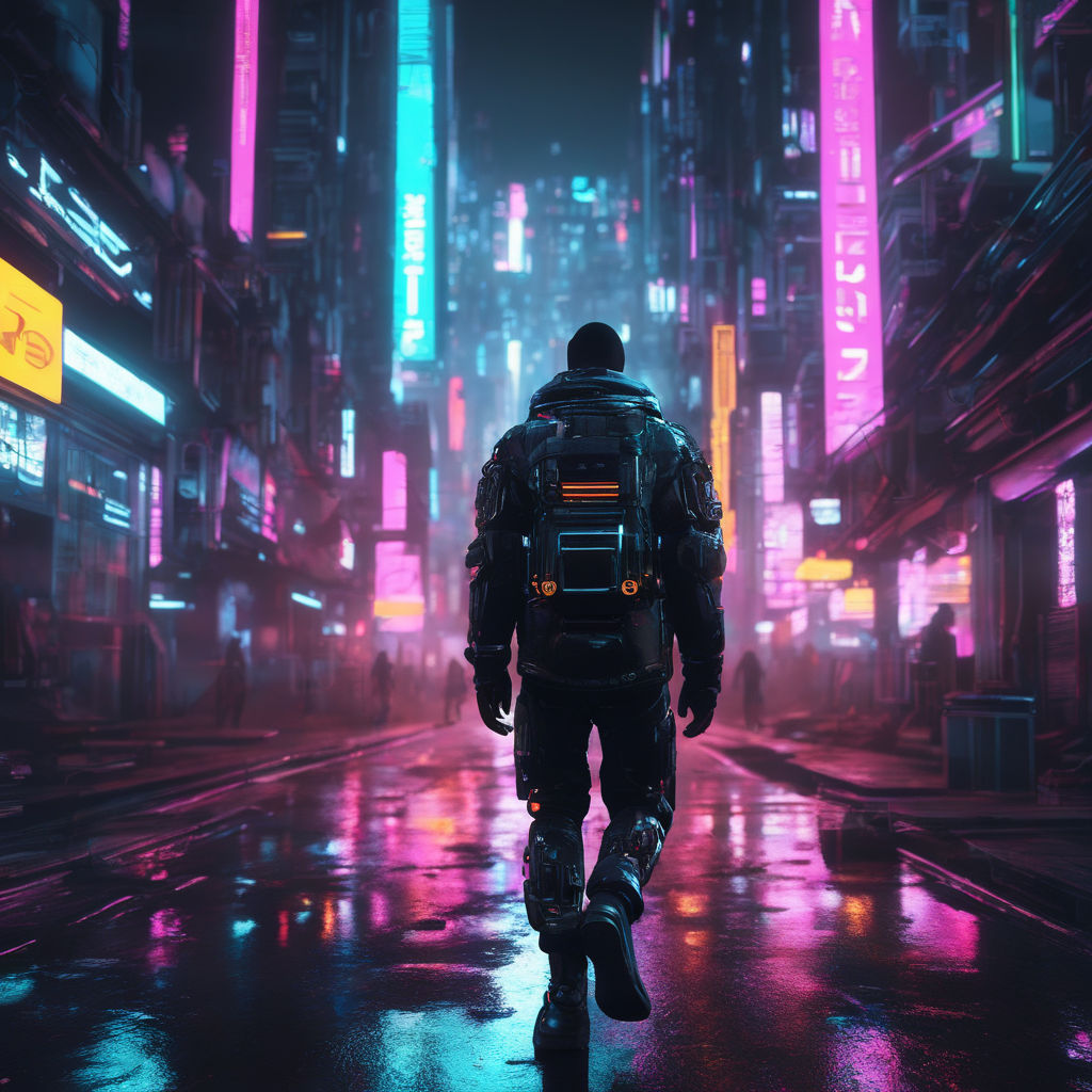 Cyberpunk 2077 Man Walk 4K HD Wallpapers, HD Wallpapers