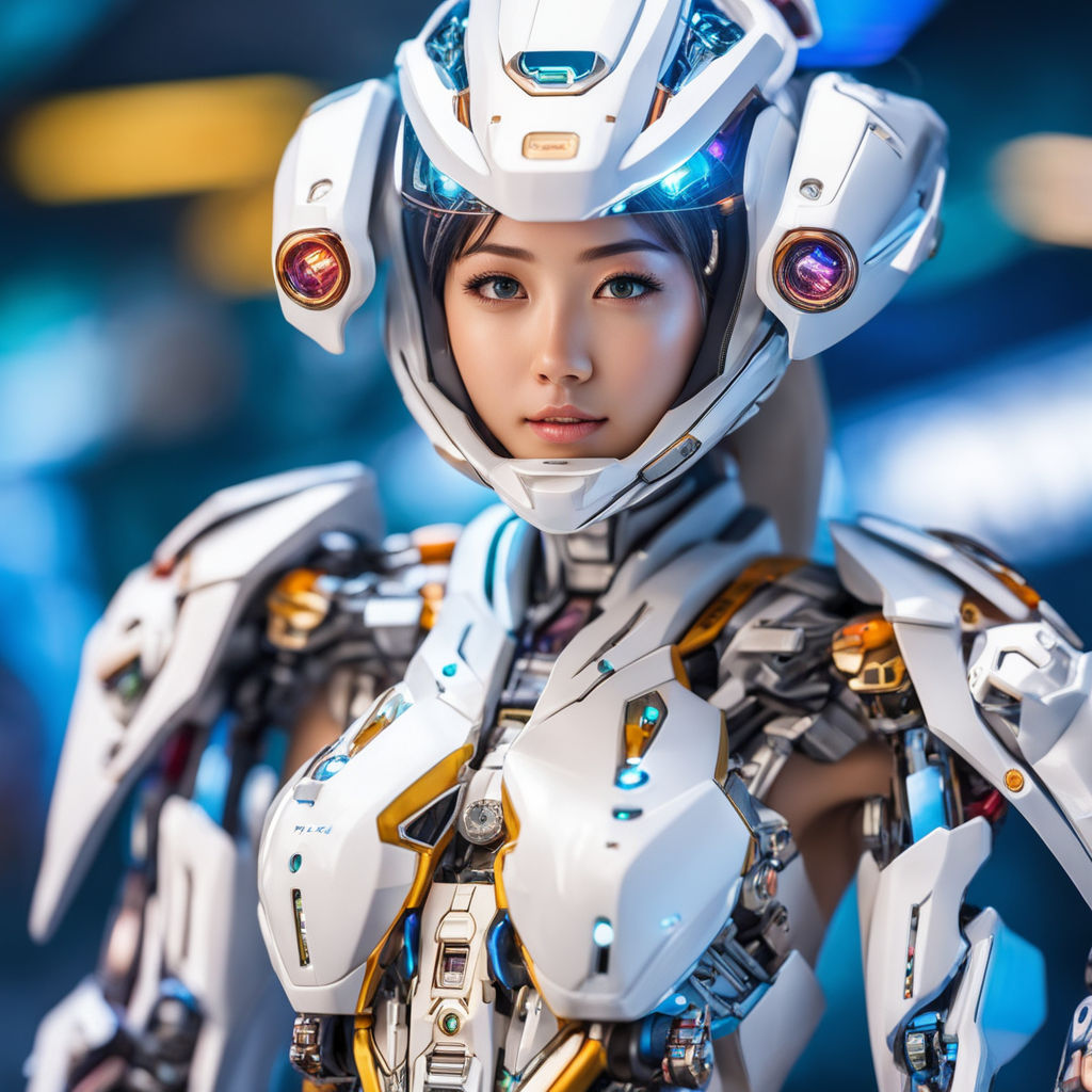 robot girl cosplay