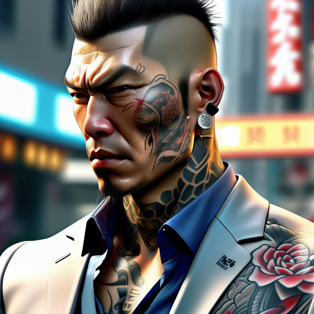 yakuza haircut