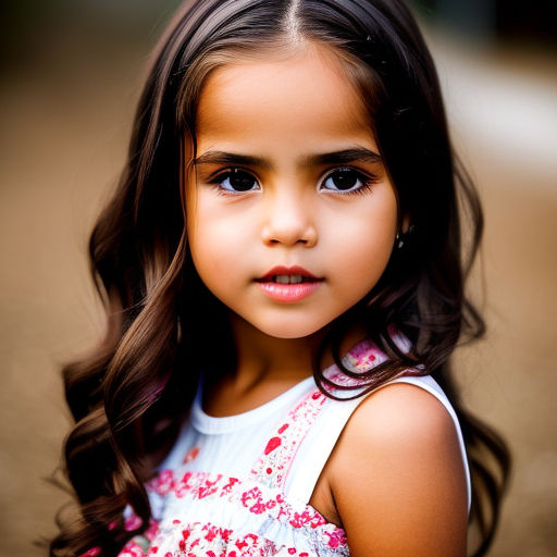 mixed baby girl with green eyes