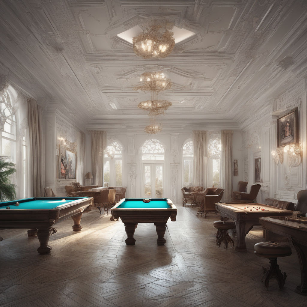 ArtStation - Abandoned Pool Circle 1 Poolroom Backrooms