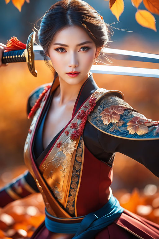 Anime Swordswoman (Face) by KonichiwaToMadness on DeviantArt