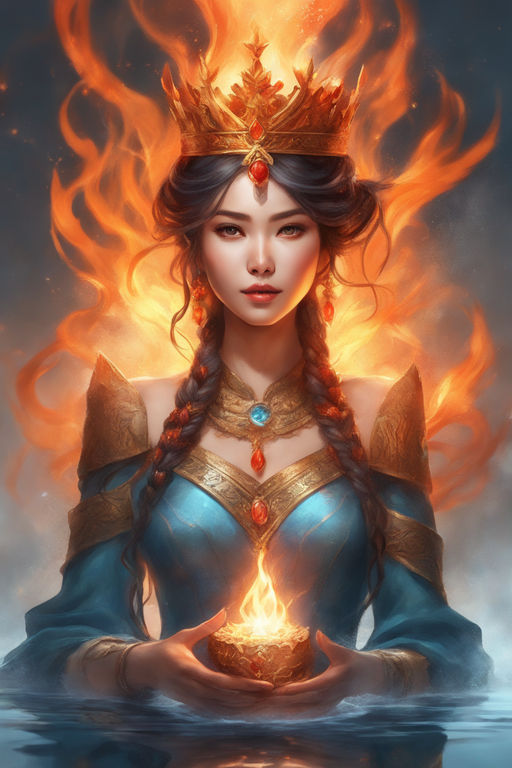 fantasy fire queen