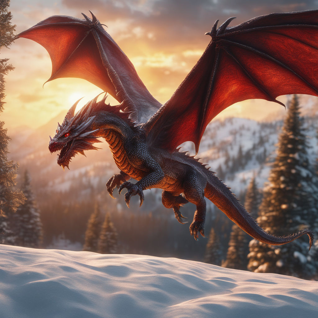 skyrim dragon flying