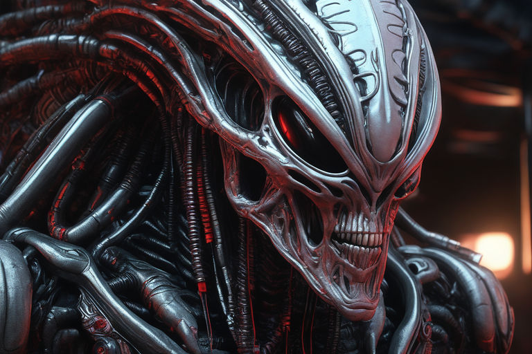 Alien vs. Predator Edge FX Alien Queen sketches original prod. artwork