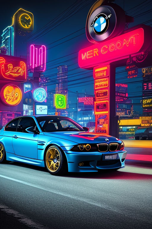 Mcdoanlds-themed BMW E46 - Playground AI