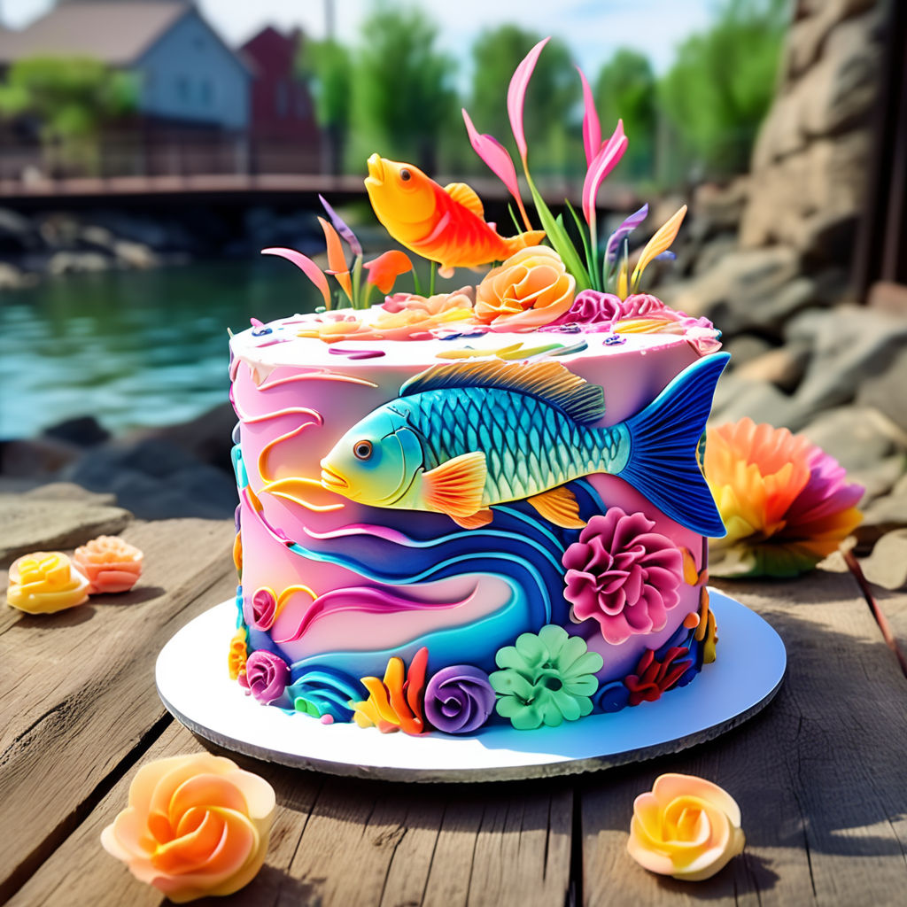 Premium Photo | Bohemian Blooms Artistic Cake Design Inspired by Nature