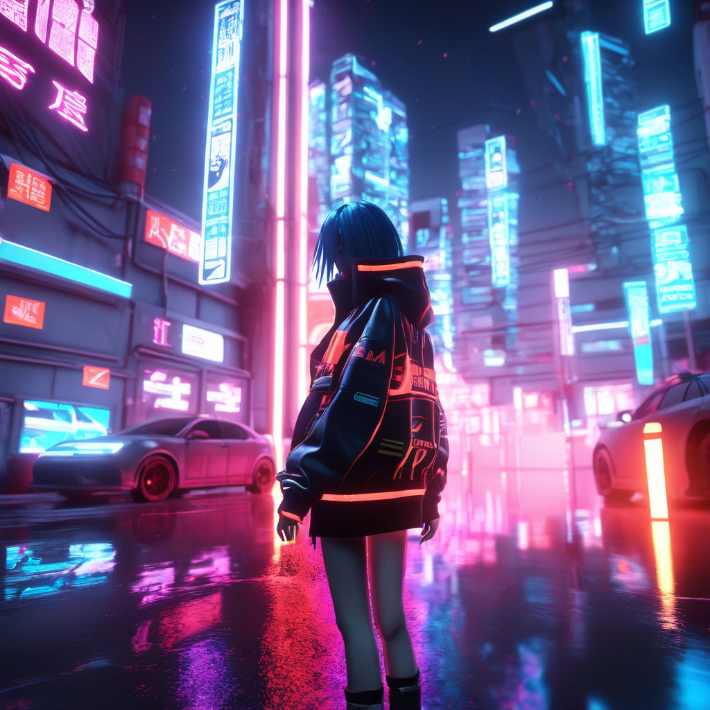 Download Explore a Cyberpunk Aesthetic Wallpaper  Wallpaperscom