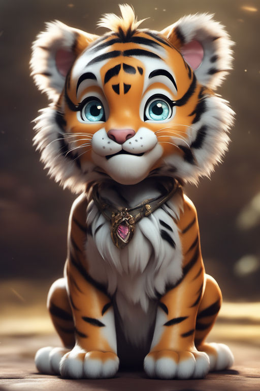 Cartoon Baby Tiger Pngtuber Cute Gaming Vtuber Avatar for - Etsy