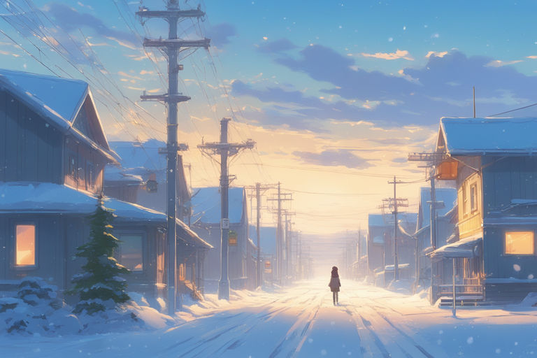 Snowfall Anime Wallpapers - Wallpaper Cave