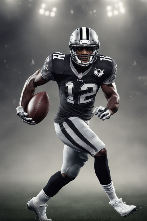 wearing Las Vegas raiders uniforms - Playground AI