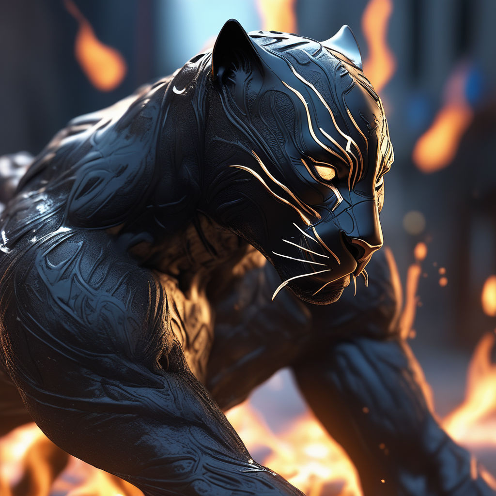 Angry Panther Vector Hd PNG Images, Black Panther Aggression Angry Animal,  Symbol, Paw, Big PNG Image For Free Download