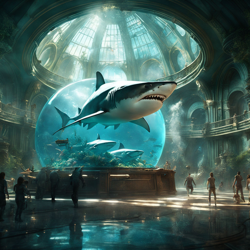 Shark Attack - Fantasy & Abstract Background Wallpapers on Desktop