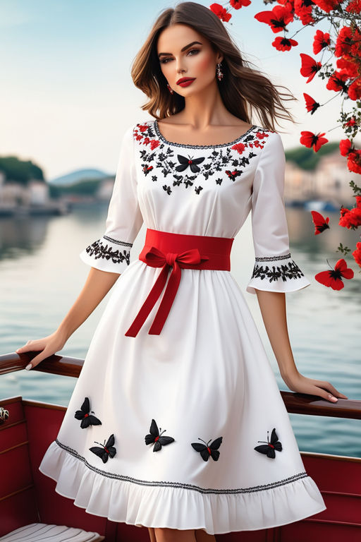 Bañador Open Back Pleated Cotton Dress - Simple by Trista