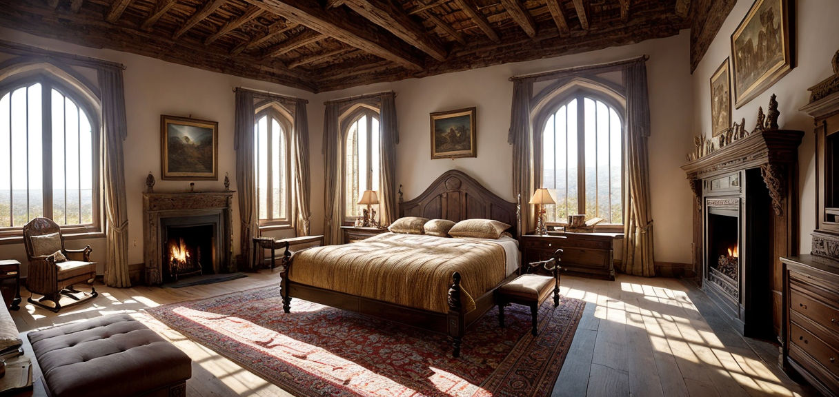 medieval princess bedroom