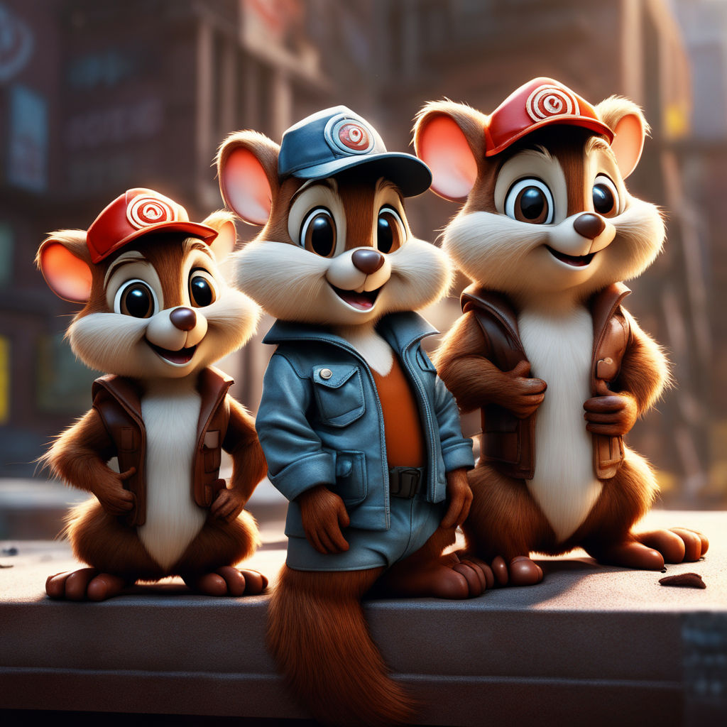 Premium AI Image  A cartoon character from the movie alvin and the  chipmunks