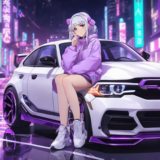 Anime racing cars, rally, fast, clear sky, Anime, HD wallpaper | Peakpx