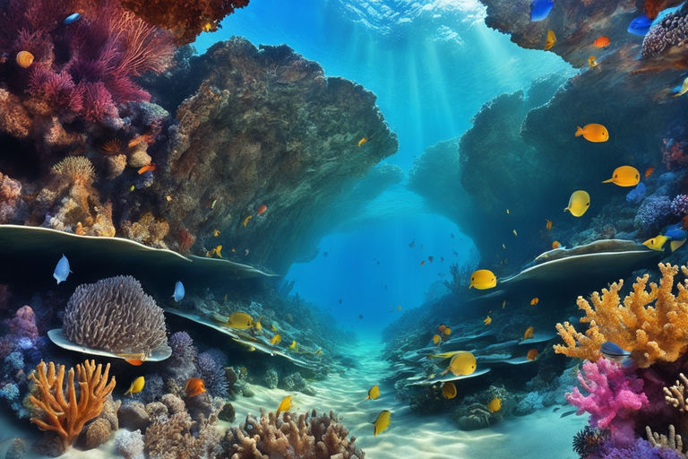 Sublime Underwater Paradise: Dive into a Mesmerizing 8K Anime