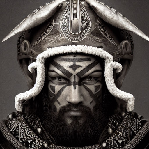 mongol warrior face