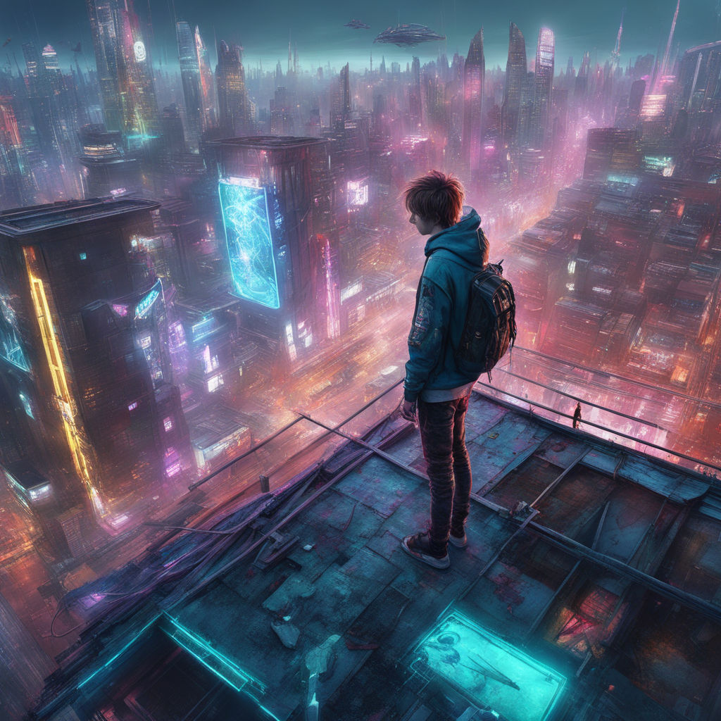 4K, cyberpunk, cyber city, futuristic city, artwork, futuristic, skyscraper