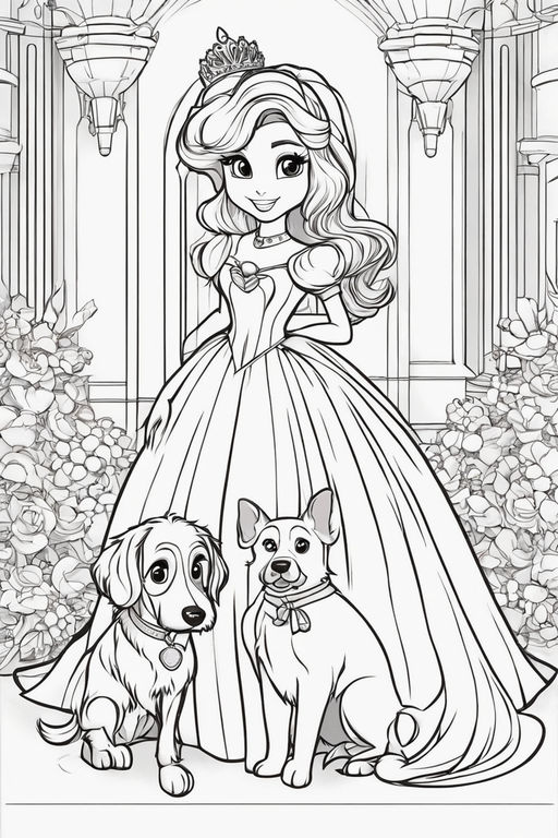 Free Princess Coloring Pages for Kids | Princess coloring pages, Princess  coloring, Disney princess coloring pages